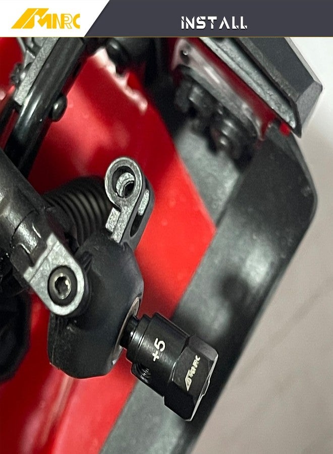 NMNRC +5mm Wider Steel Wheel Hex Hub for 1/18 TRX4M & TRX4M High Trail RC Car Series Upgrades Part - Image 3